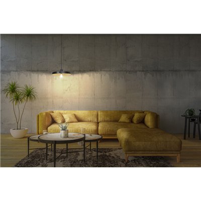 Decor Plate Pendant E27 Beige