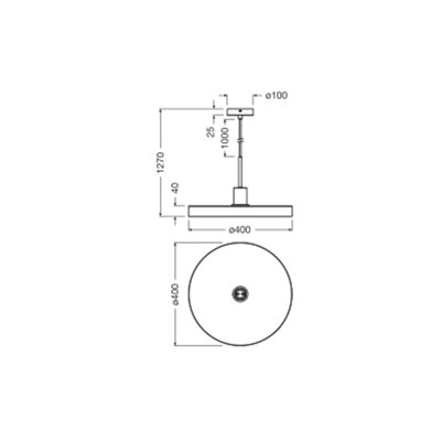 Decor Plate Pendant E27 Black Wood Decor