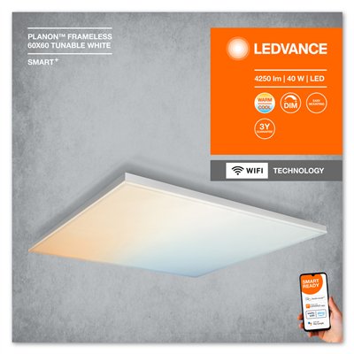 SMART+ Planon Frameless TW 600x600mm TW