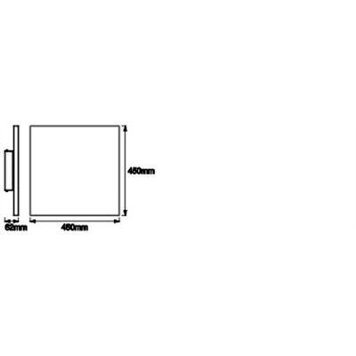 SMART+ Planon Frameless TW 450x450mm TW