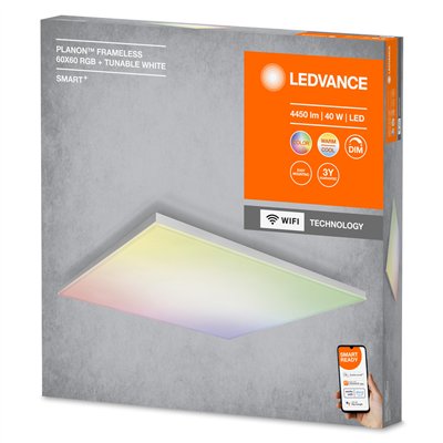 SMART+ Planon Frameless TW and Multicolor 600x600mm RGB + TW