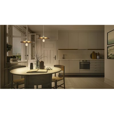 Decor Plisse Pendant E27 Beige