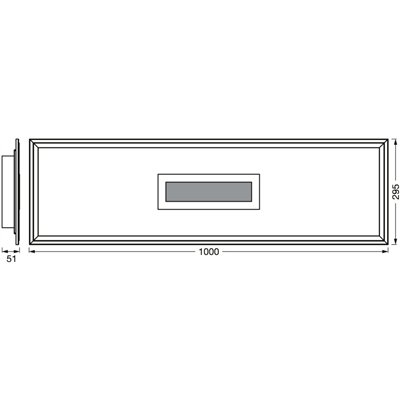 SMART+ Planon Plus Backlight with WiFi technology 1000x300mm RGB + TW