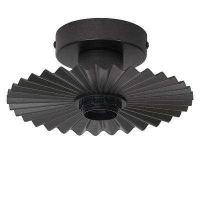 Decor Plisse Ceiling E27 Dark Grey