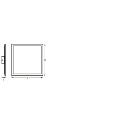 SMART+ Planon Plus Backlight with WiFi technology with Remote Control 450x450mm RGB + TW + RC