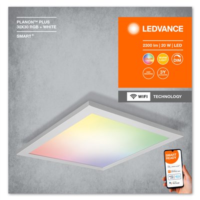 SMART+ Planon Plus RGBW 300x300mm RGB + White