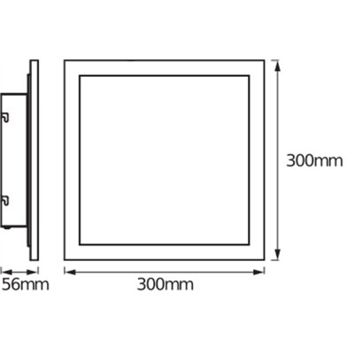 SMART+ Planon Plus RGBW 300x300mm RGB + White