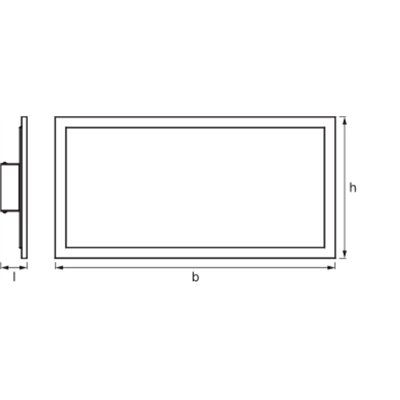 SMART+ Planon Plus RGBW 600x300mm RGB + W