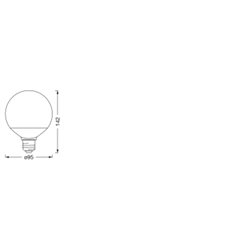 SMART+ WIFI Globe Tunable White G95 100 14W 2700…6500K E27