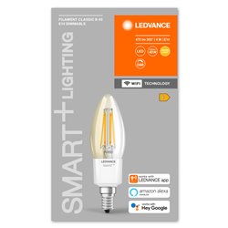SMART+ WiFi Filament Candle Dimmable 40  4 W/2700 K E14 