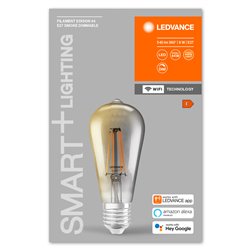 SMART+ WiFi Filament Edison Dimmable 44  6 W/2500 K E27 