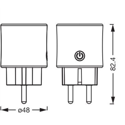 SMART+ plugs with Zigbee technology EU Black