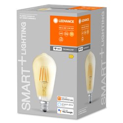 SMART+ WiFi Filament Edison Dimmable 53  6 W/2400 K E27 