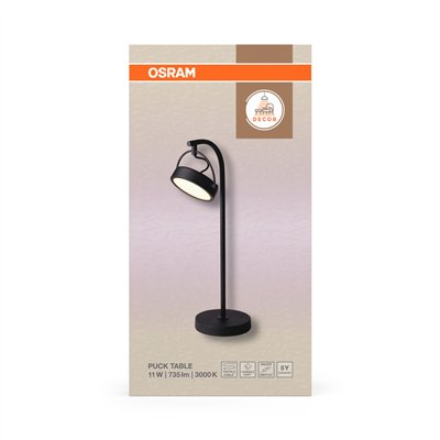 Decor Puck Table 11W 930 Black