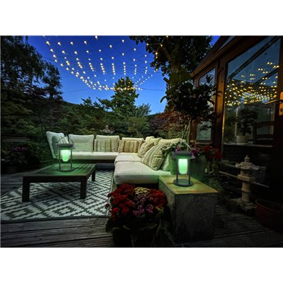 SMART+ Solar Table Lantern Multicolor RGB + W