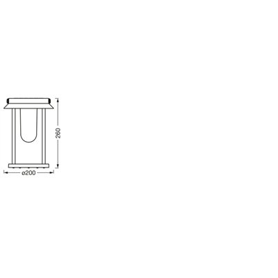 SMART+ Solar Table Lantern Multicolor RGB + W