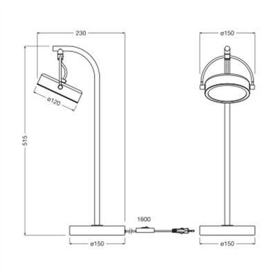 Decor Puck Table 11W 930 Black