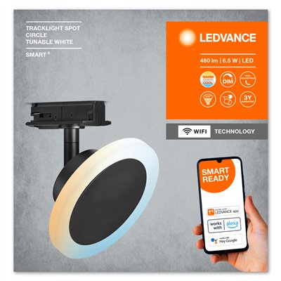 SMART+ TRACKLIGHT CIRCLE Black TW