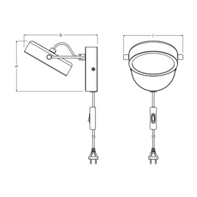 Decor Puck Wall 11W 930 Black