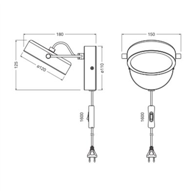 Decor Puck Wall 11W 930 Black