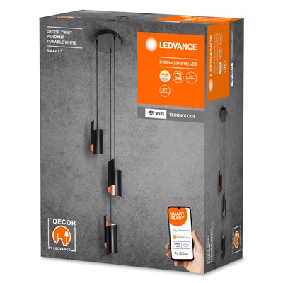 SMART+ Twist Pendant Black TW