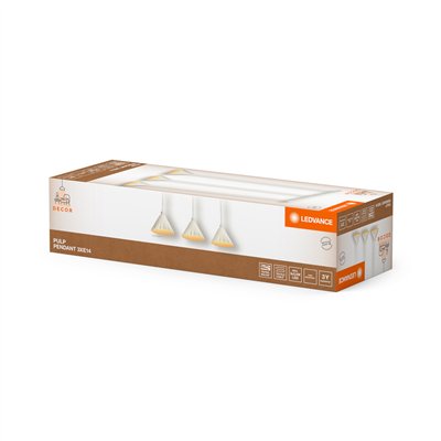 Decor Pulp Pendant 3XE14 White