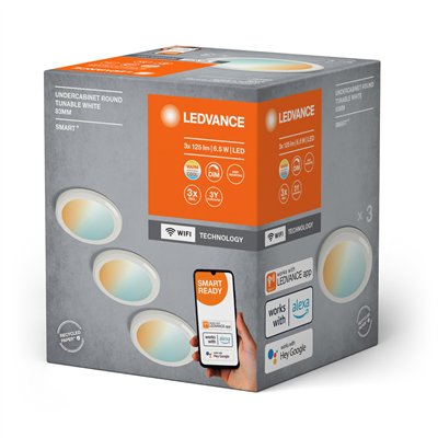 SMART+ UNDERCABINET ROUND TUNABLE WHITE 83mm TW