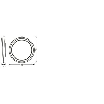 SMART+ UNDERCABINET ROUND TUNABLE WHITE 83mm TW