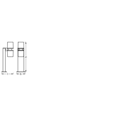 SMART+ Up Down Flare Multicolor 50cm Post UpDown RGB + W