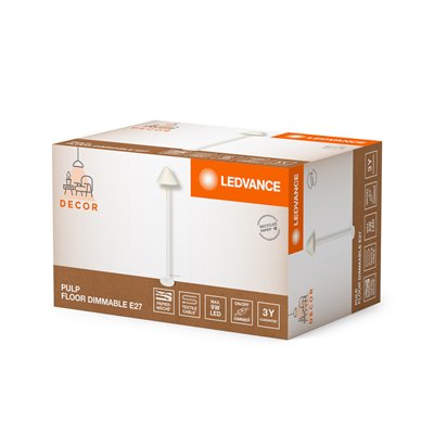 Decor Pulp Floor E27 DIM White