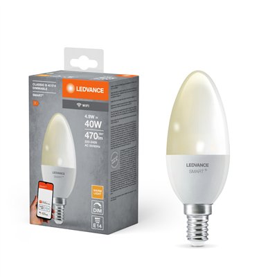 SMART+ WiFi Candle Dimmable 230V DIM FR E14 SINGLE PACK