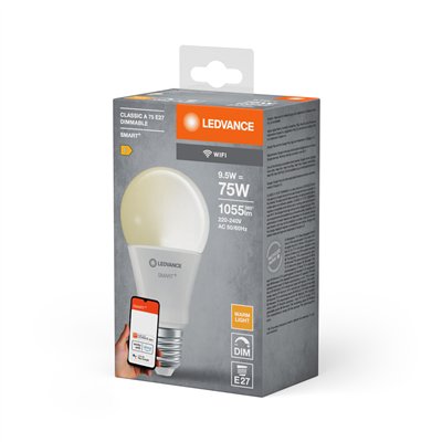 SMART+ WiFi Classic Dimmable 230V DIM FR E27 SINGLE PACK