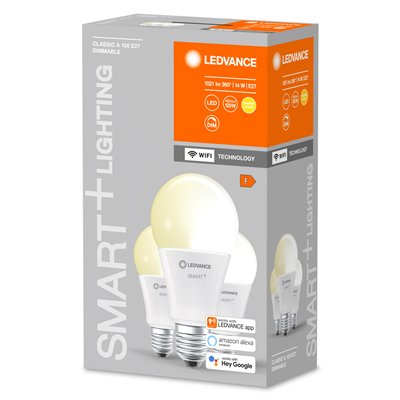 SMART+ WiFi Classic Dimmable 100  14 W/2700 K E27 