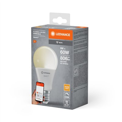SMART+ WiFi Classic Dimmable 230V DIM FR E27 SINGLE PACK