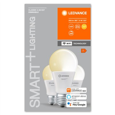 SMART+ WiFi Classic Dimmable 60  9 W/2700 K E27 