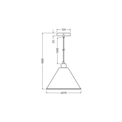 Decor Pulp Pendant E27 White