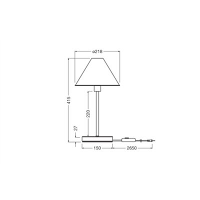 Decor Pulp Table E14 DIM White