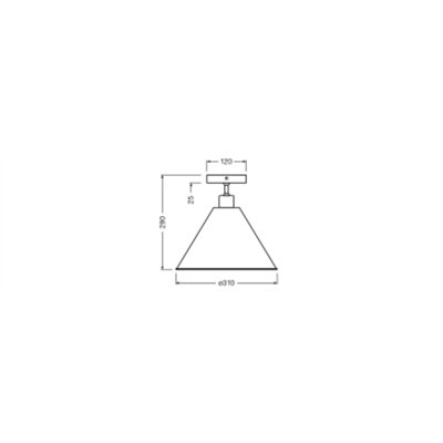 Decor Pulp Ceiling E27 White