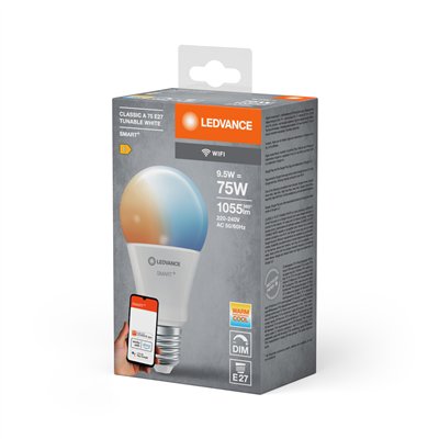 SMART+ WiFi Classic Tunable White 230V TW FR E27 SINGLE PACK