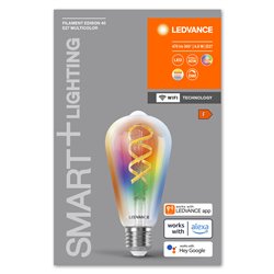 SMART+WIFI Filament Edison RGBTW E27