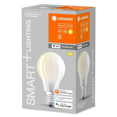 SMART+ WiFi Filament Classic Dimmable 75  7.5 W/2700 K E27 