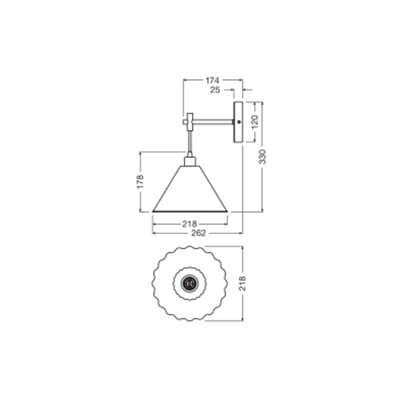 Decor Pulp Wall E14 White