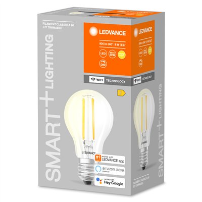 SMART+ WiFi Filament Classic Dimmable 60 6W E27