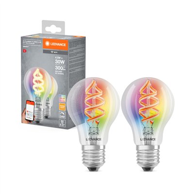 SMART+ WiFi Filament Classic RGBW 30 300 °  4.5 W/2700 K E27 
