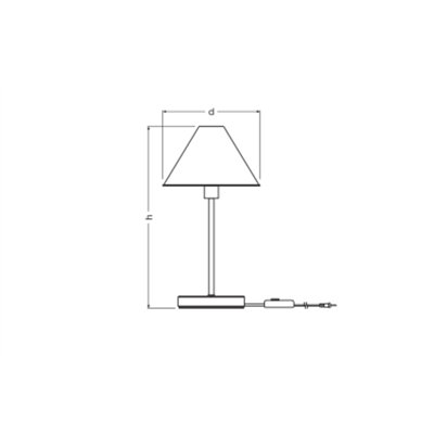 Decor Pulp Table E14 DIM White