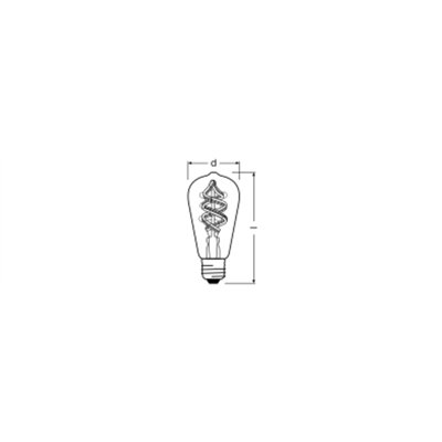 SMART+ WiFi Filament Edison RGBW 30  4.5 W/2700 K E27 