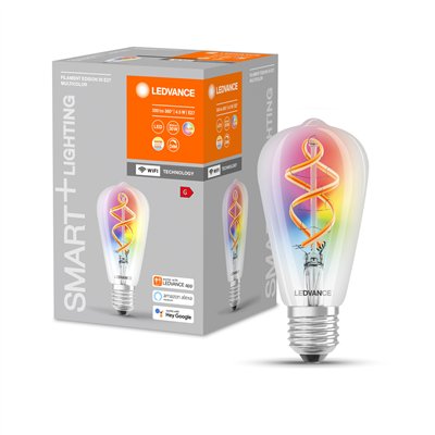 SMART+ WiFi Filament Edison RGBW 30  4.5 W/2700 K E27 