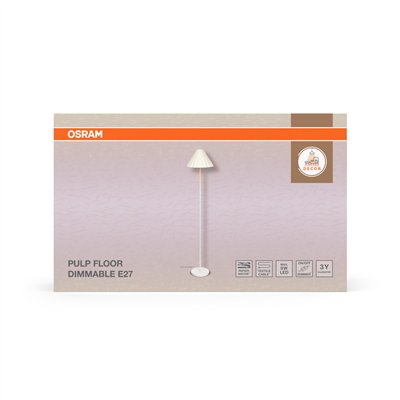 Decor Pulp Floor E27 DIM White