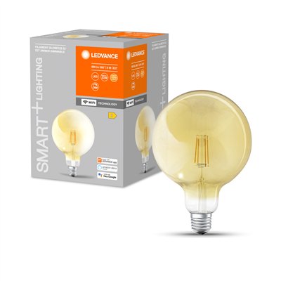 SMART+ WiFi Filament Globe Dimmable 53  6 W/2400 K E27 