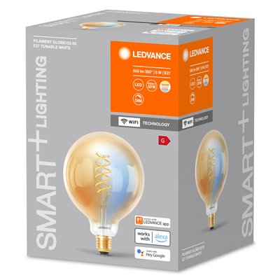 SMART+ WiFi Filament Globe Tunable White 2200K E27